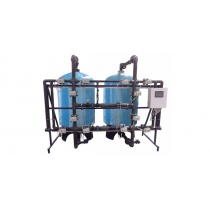 Face piping duplex softener system ST-3072 with  FRP tank