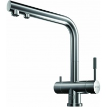 Faucet with water filter connection