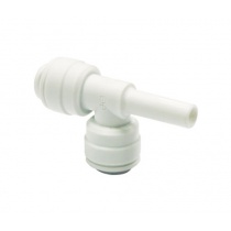 John Guest Stem Tee 1/4 / 1/4 (CI530808W)