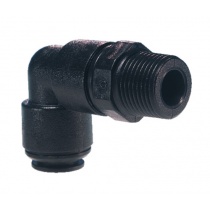 John Guest Swivel Elbow – BSPT Thread 5mm - 1/4 BLACK (PM090502E)