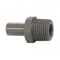 John Guest Stem Adaptor – BSPT Thread 5/16 / 1/4 (PM050802S)