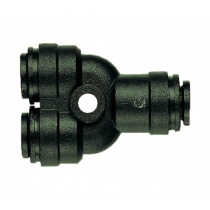 John Guest Two-Way Divider 12mm BLACK (RM2312E)